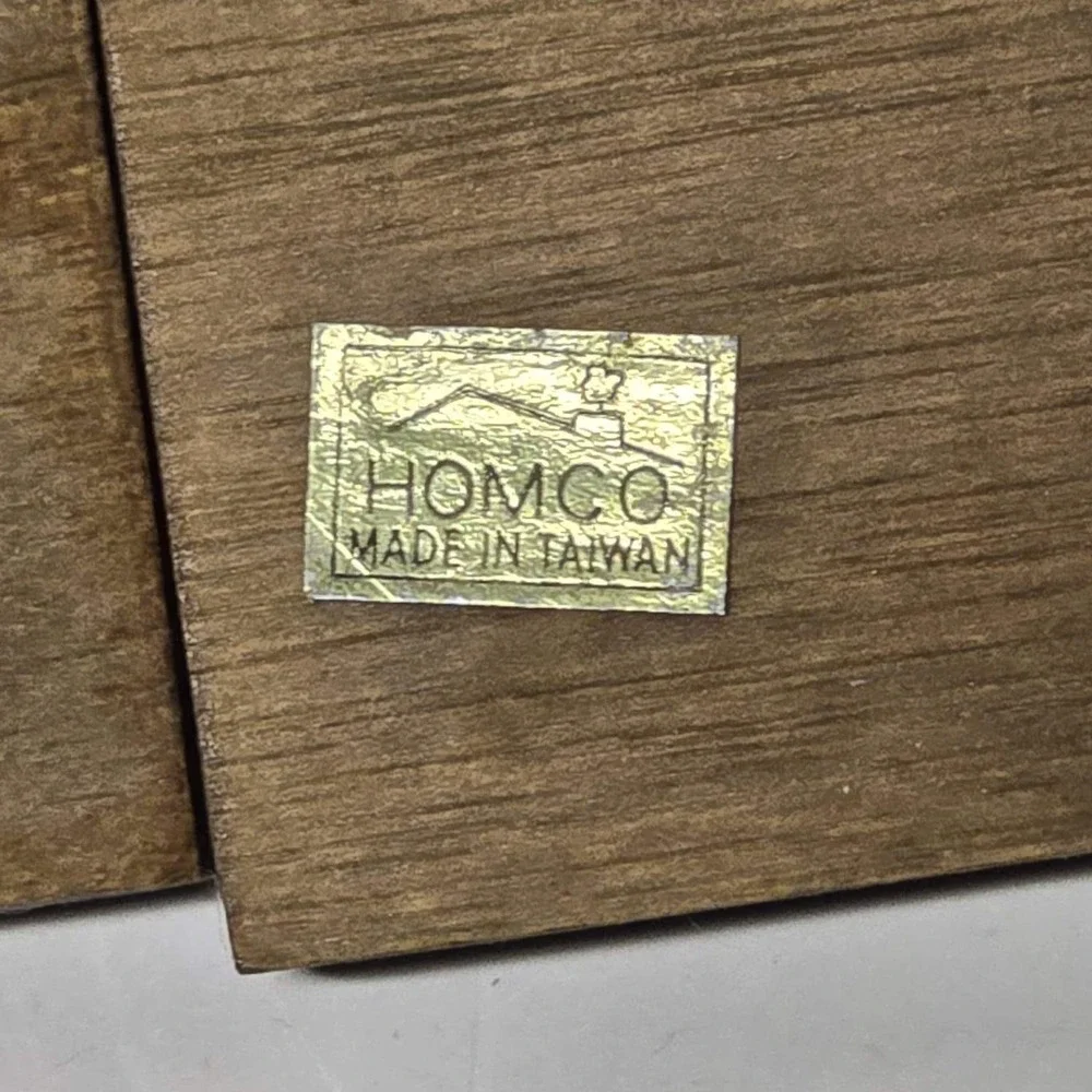 Vintage Homco Fruit Still Life Wall Plaques Set of 4 Wood Framed Kitchen Decor
